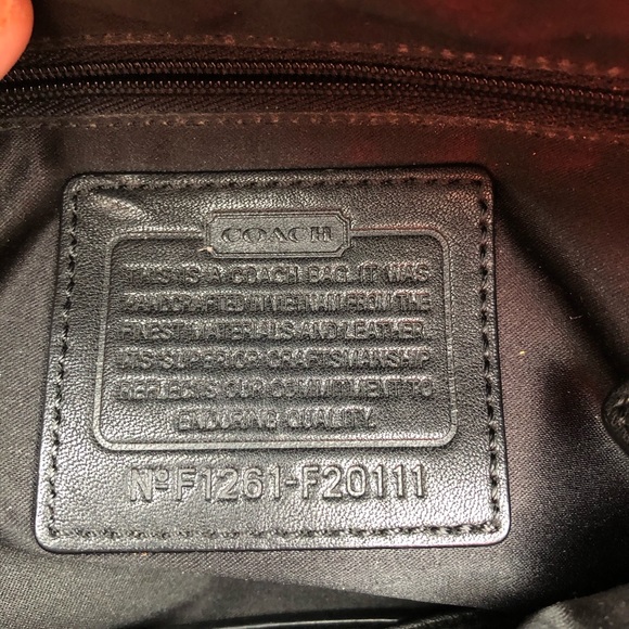 Black Coach Medium Shoulder Bag - Picture 4 of 9